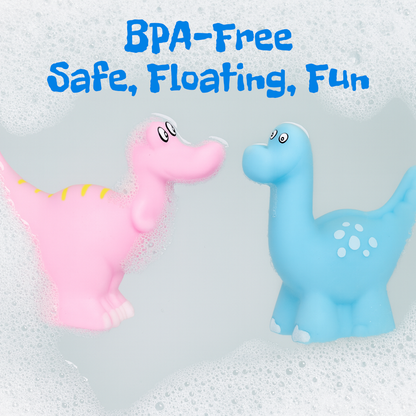 Bath Buddies – 6-Pack Dinosaur Baby Bath Toys