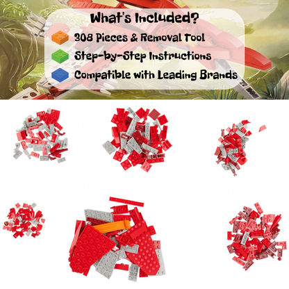 Pterodactyl Building Set - 308 Pieces