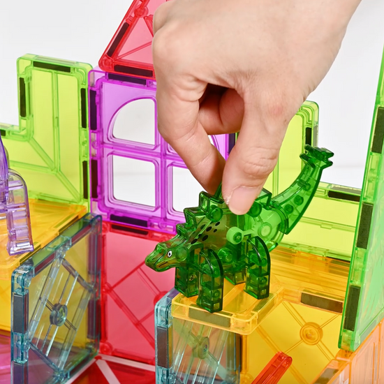 Dinosaur Magnetic Tile Set